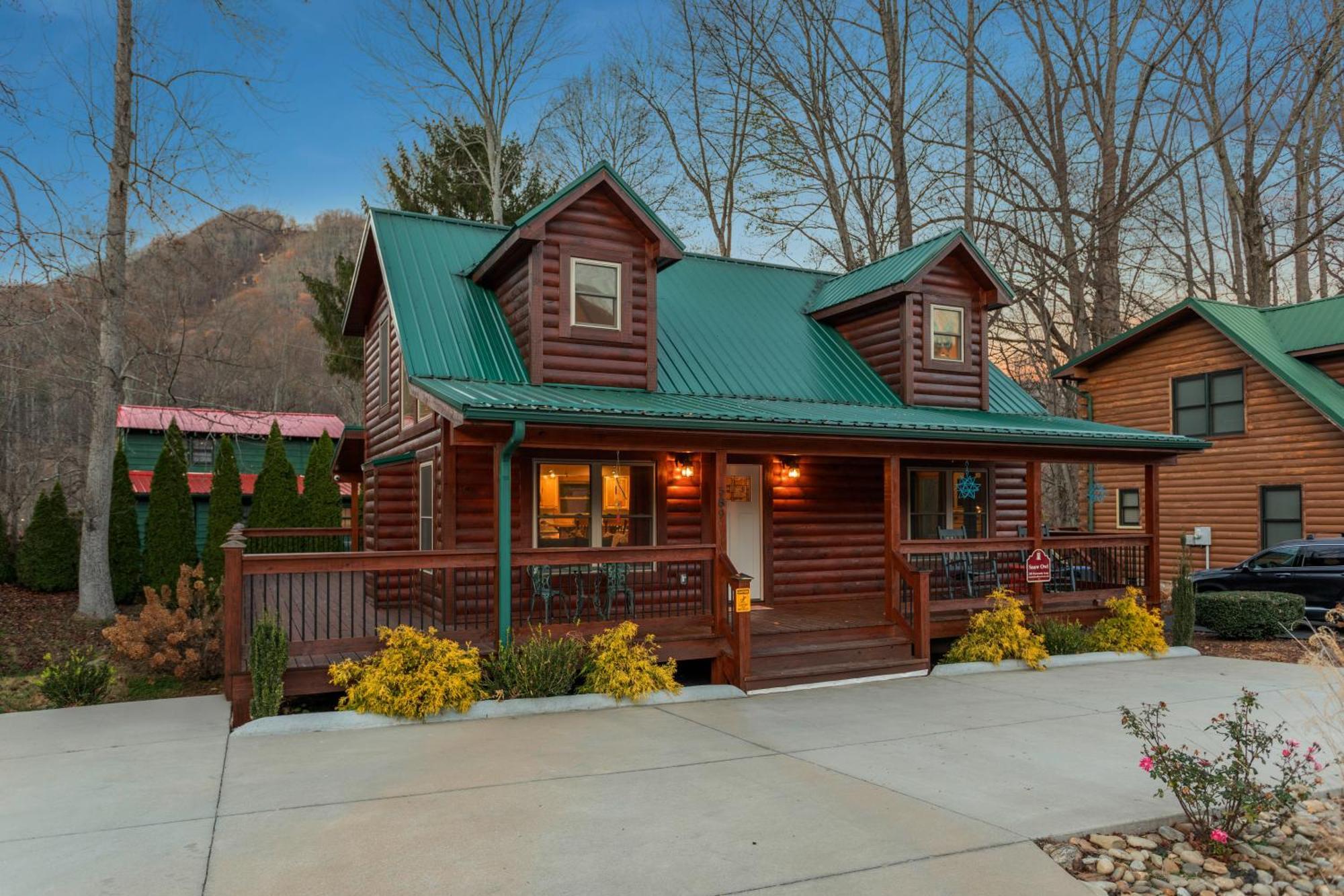 The Snow Owl Cabin Maggie Valley Buitenkant foto