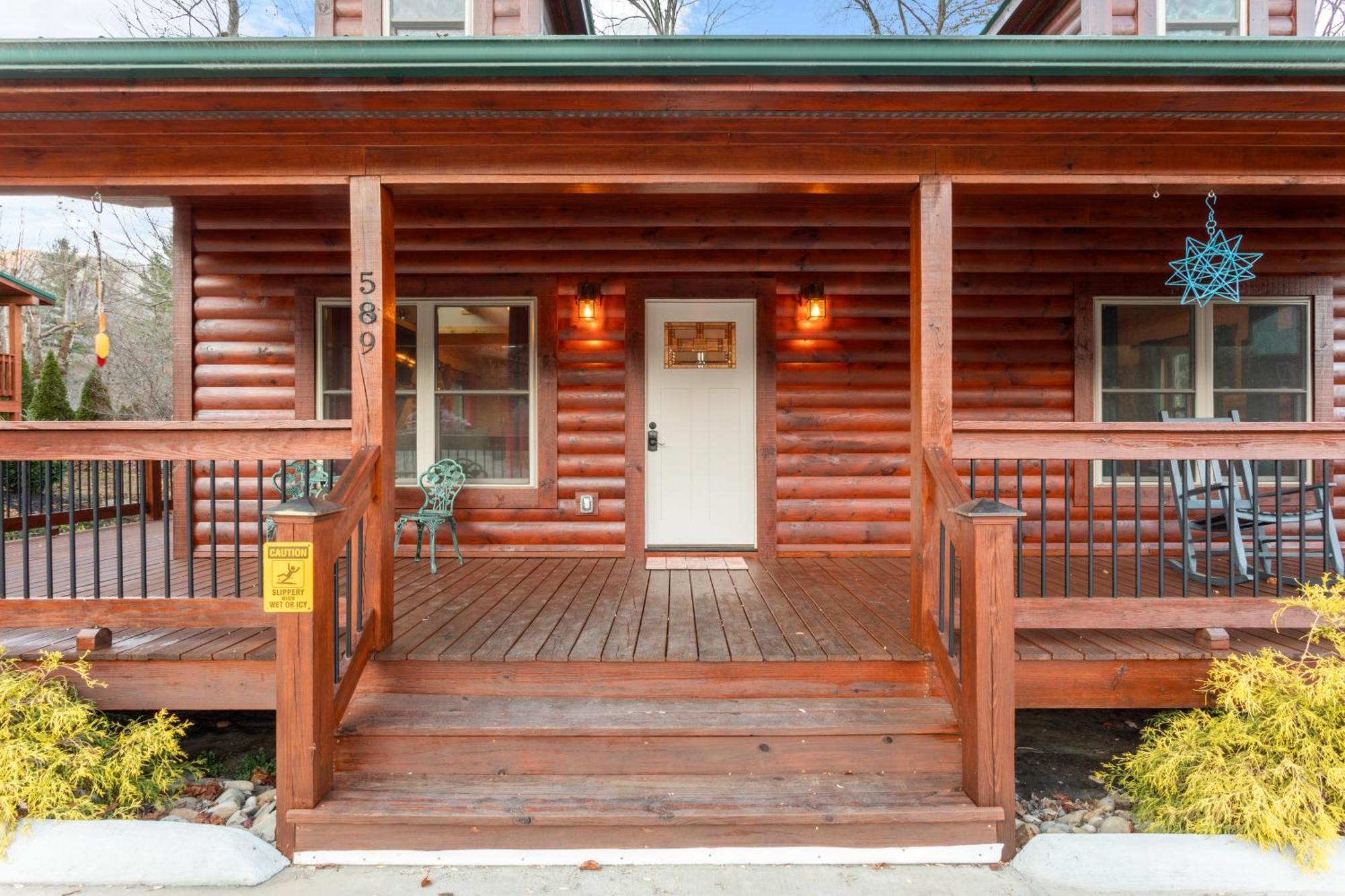 The Snow Owl Cabin Maggie Valley Buitenkant foto